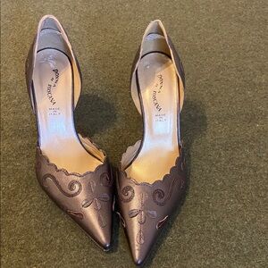 Donna di Toscana Elegant Brown Leather Heels